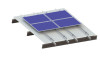 Tin Metal Roof Solar Mounting System with Rail